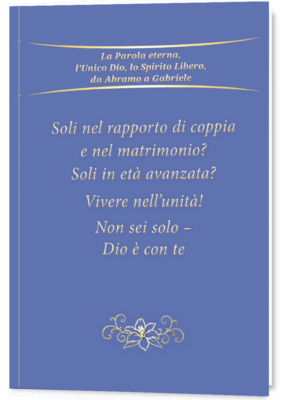 Soli nel rapporto di coppia e nel matrimonio? Soli in età avanzata? Vivere nell'unità!